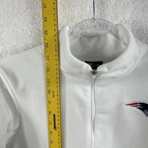 NFL Team Apparel Nike Dri-Fit New England Patriots Men M Sherpa Fleece 1/4 Zip - Picture 10 of 14